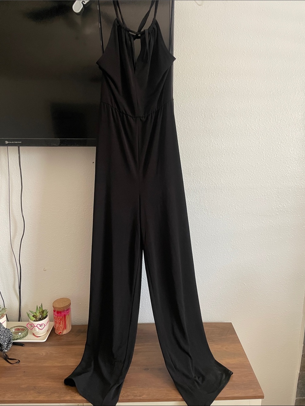 Women’s Black Wide-Leg Jumpsuit